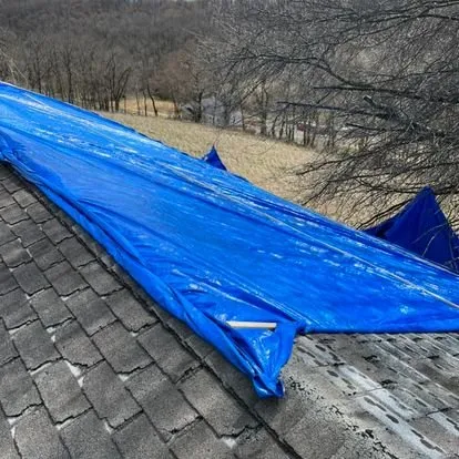 Local shingle roofing service after storm damage in Graysville, PA by Glendenning Construction
