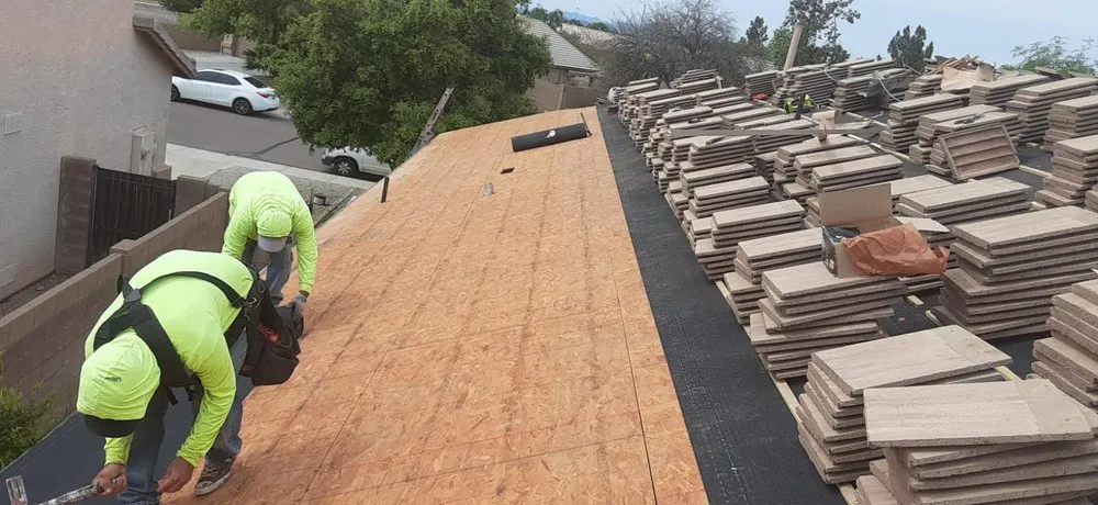 Slide of GLM Roofing