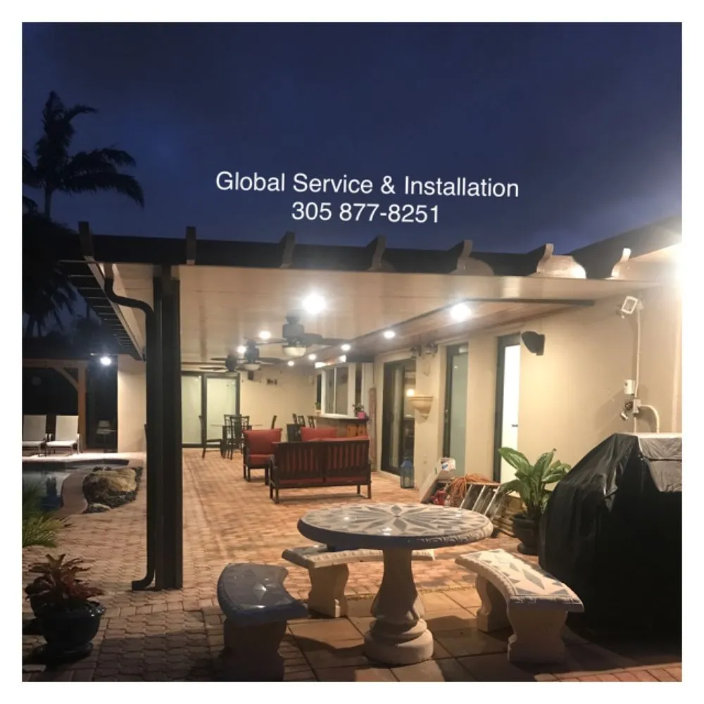 Slide of Global Service & Installation