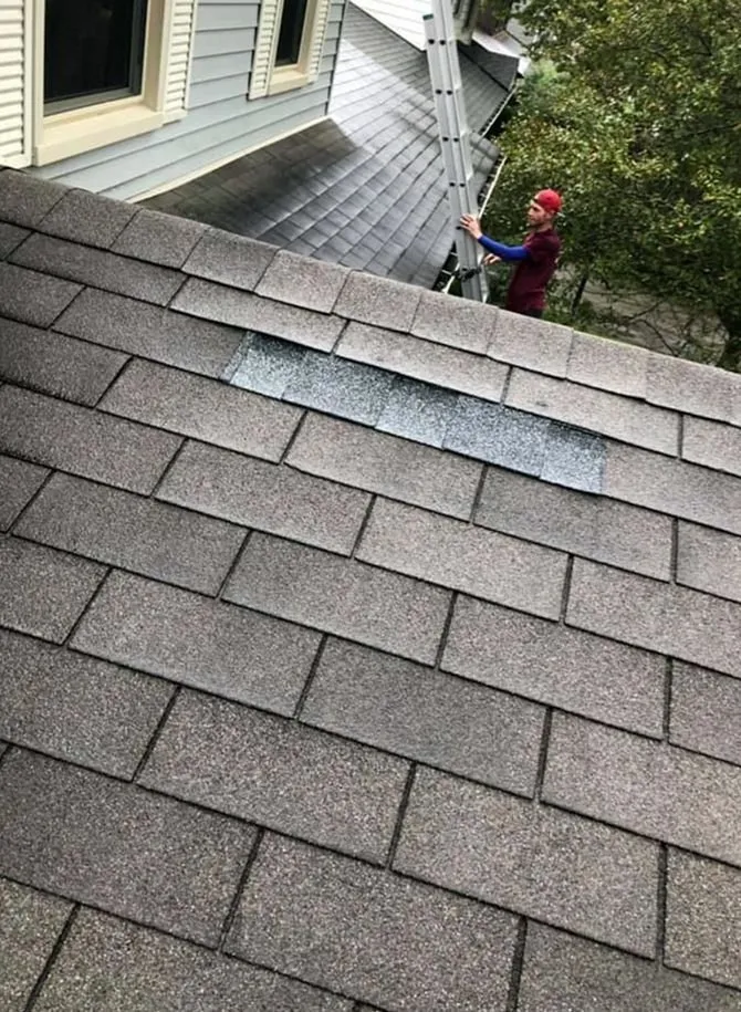 Slide of Globeville Roofing