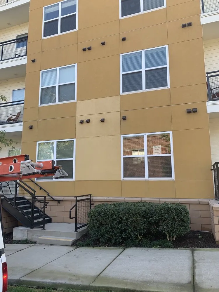 Slide of GM roofing and painting