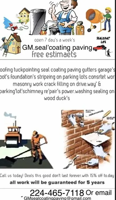 Slide of GM Seal Coating Paving
