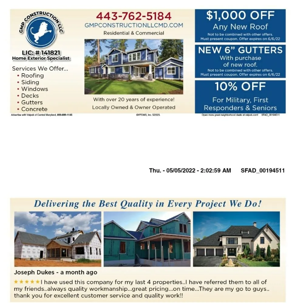 Slide of GMP Construction