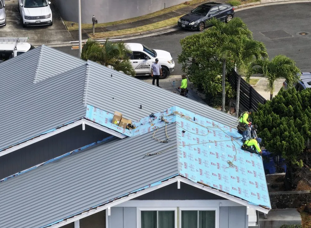 Slide of Gold Pacific Roofing