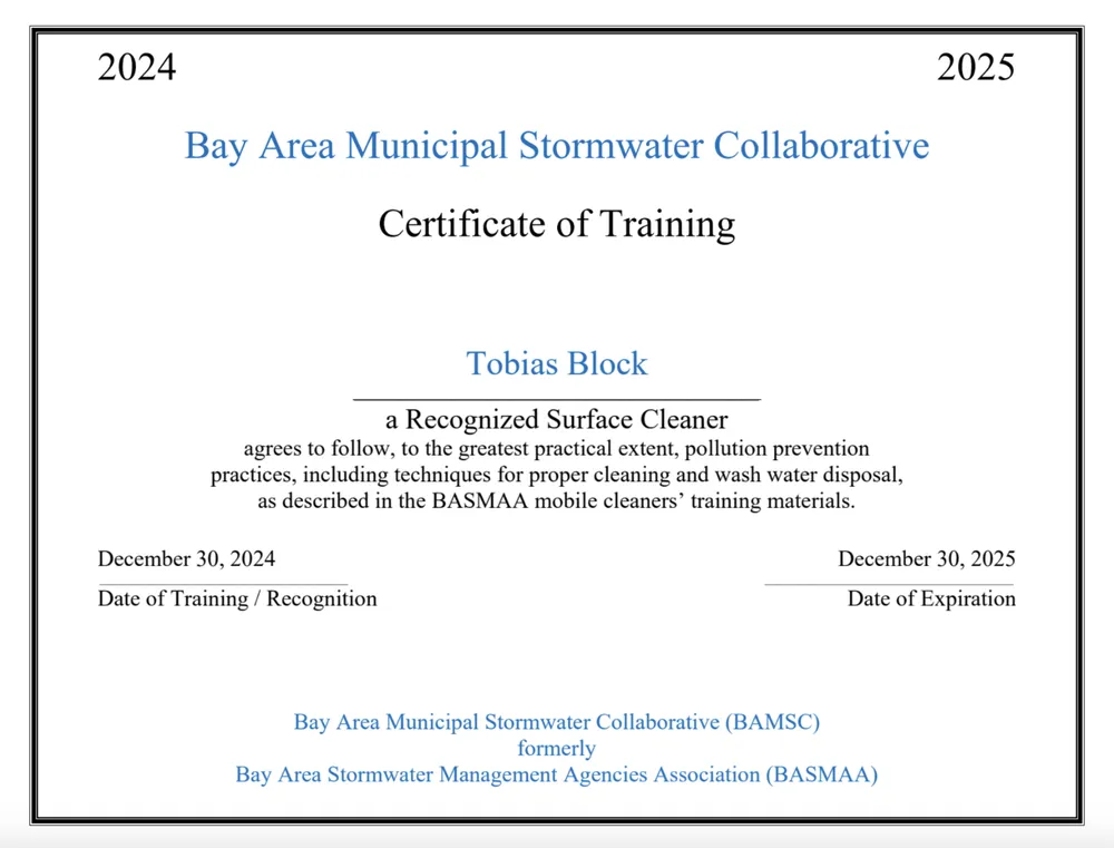 Slide of Golden Bay Softwash