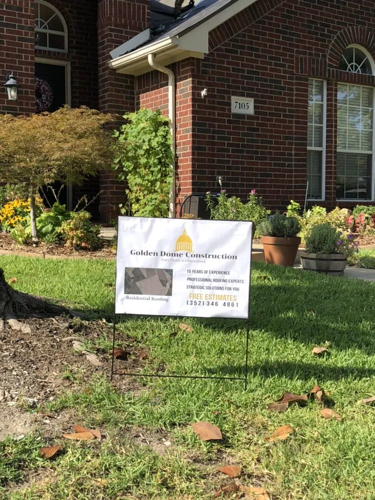 Slide of Golden Dome Construction