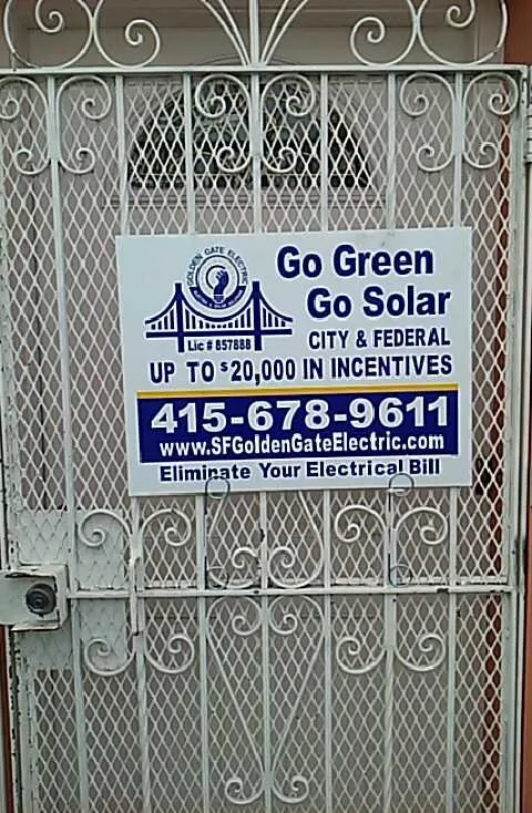 Slide of Golden Gate Solar