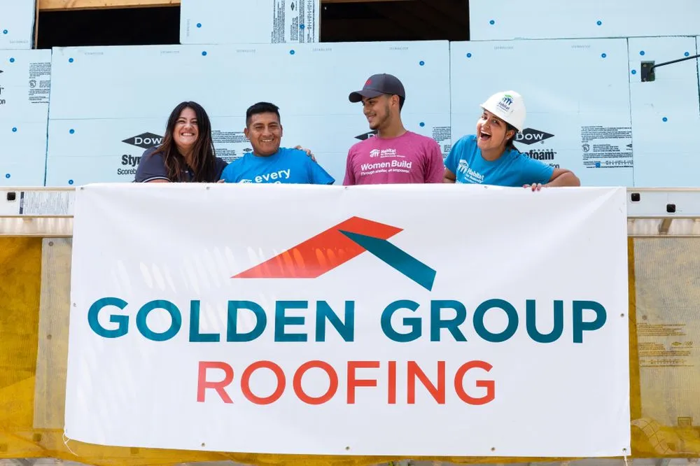 Slide of Golden Group Roofing