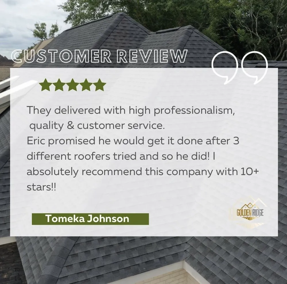 Slide of Golden Ridge Roofing