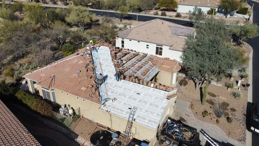 Slide of Golden Roofing Az