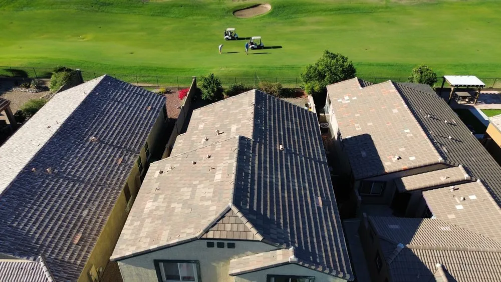 Slide of Golden Roofing Az
