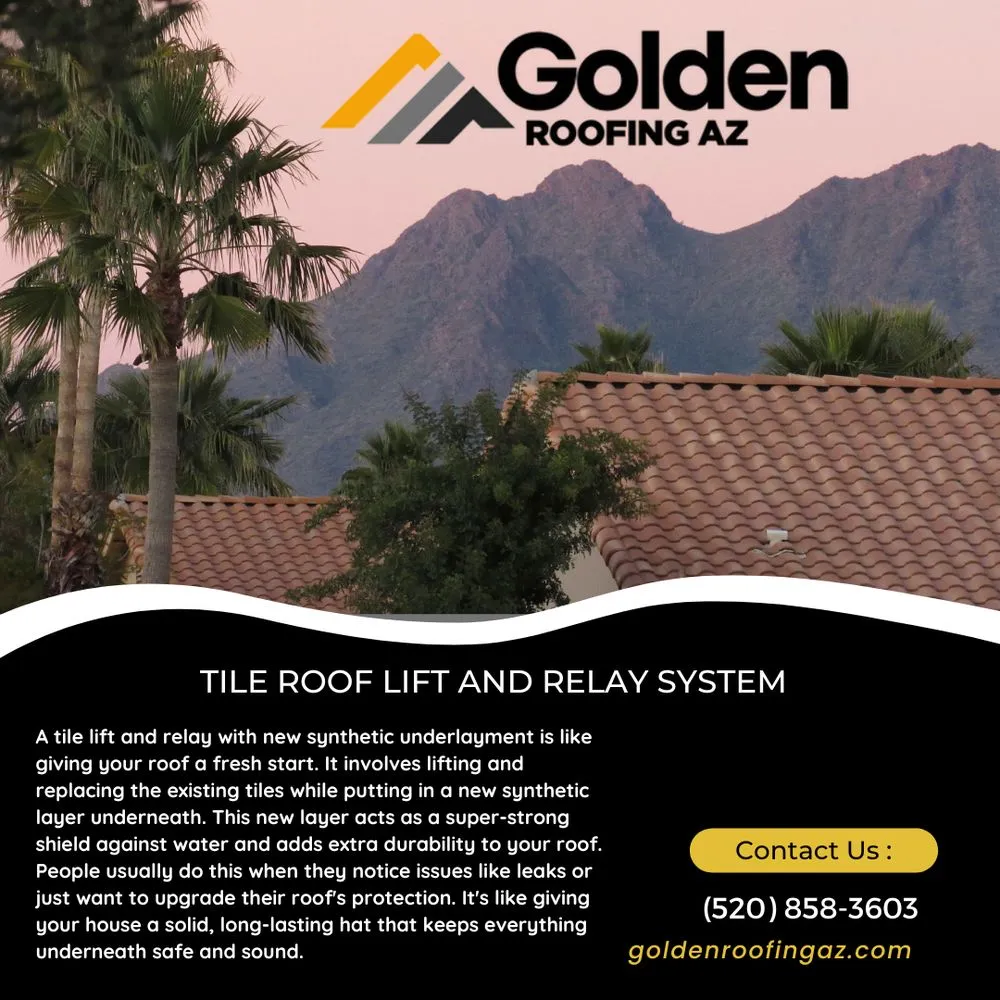 Slide of Golden Roofing Az