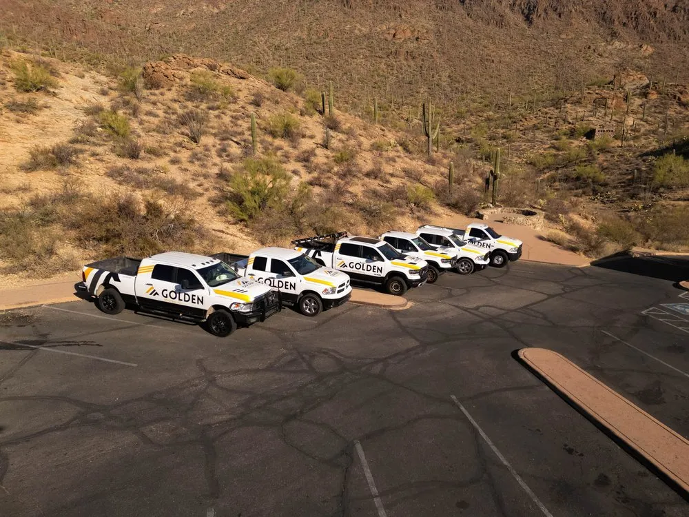 Slide of Golden Roofing Az