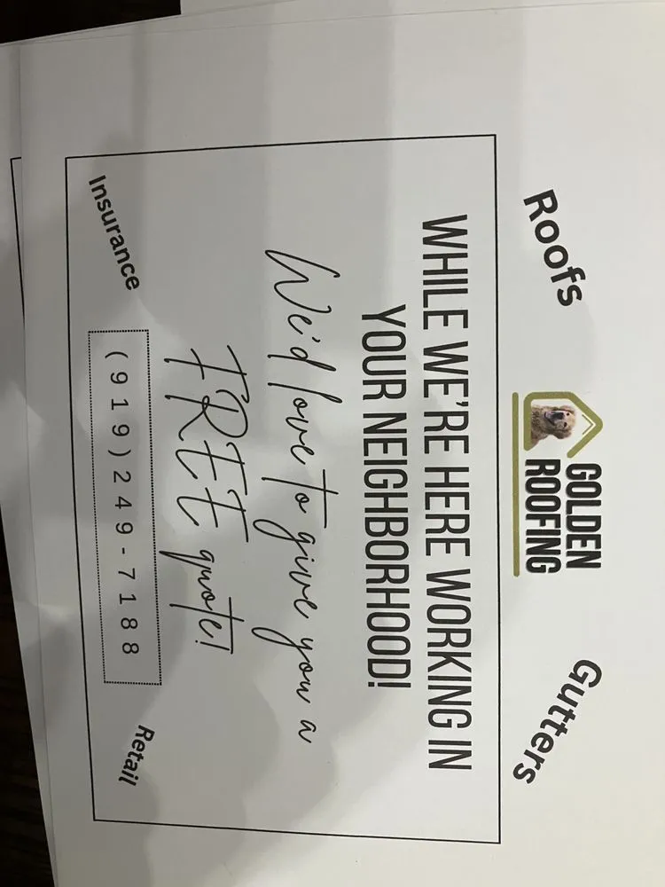 Slide of Golden Roofing