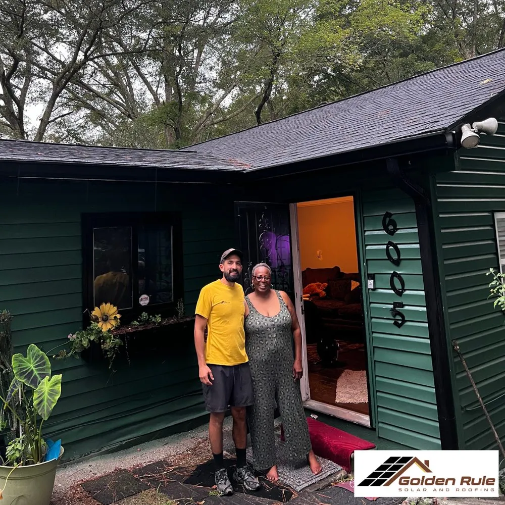 Slide of Golden Rule Solar and Roofing