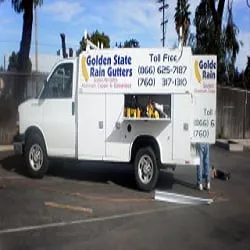 Slide of Golden State Rain Gutters