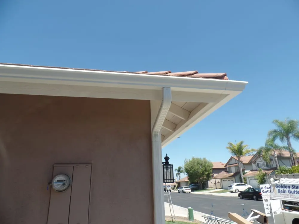 Slide of Golden State Rain Gutters