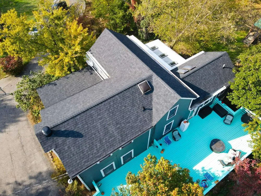 Slide of Golden Triangle Roofing