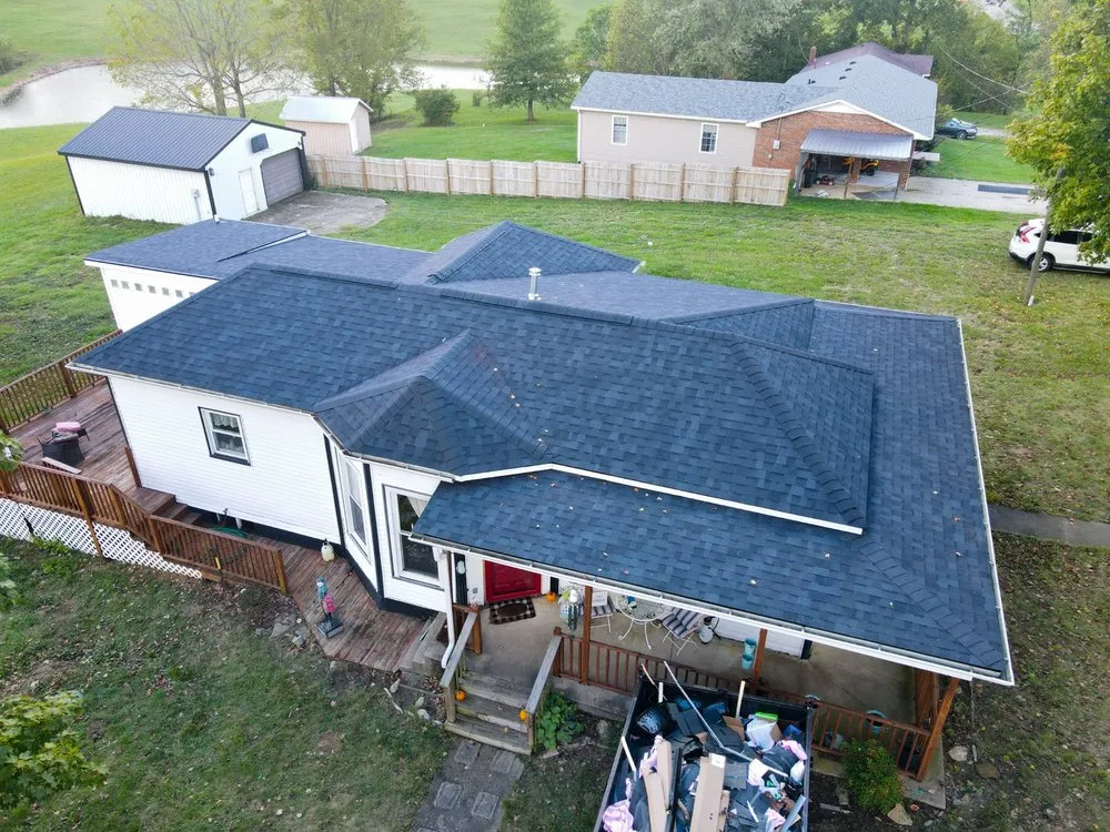 Slide of Golden Triangle Roofing