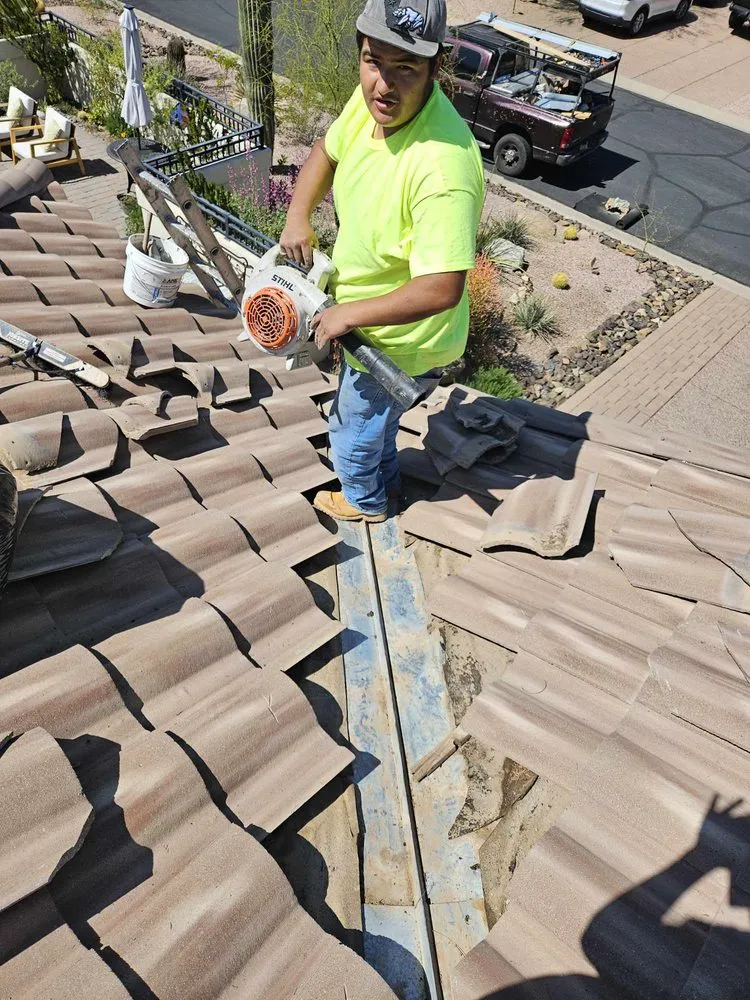 Slide of Golden Valley Roofing