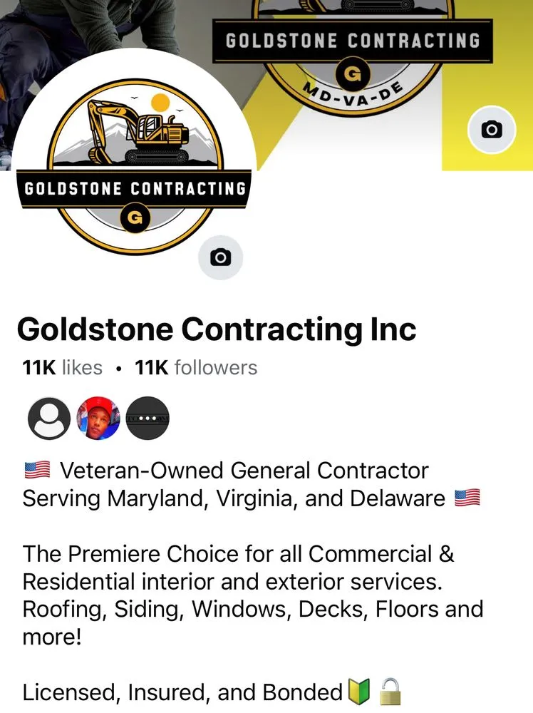 Slide of Goldstone Contracting