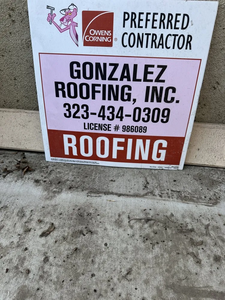 Slide of Gonzalez Roofing