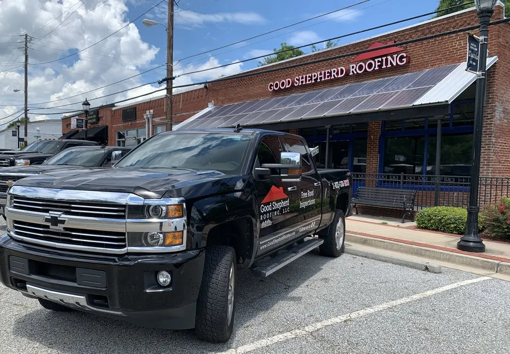 Slide of Good Shepherd Roofing