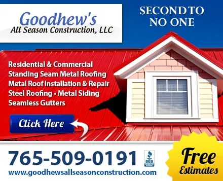 Top-rated roof installation in Ridgeville, IN - Goodhew's All Season Construction