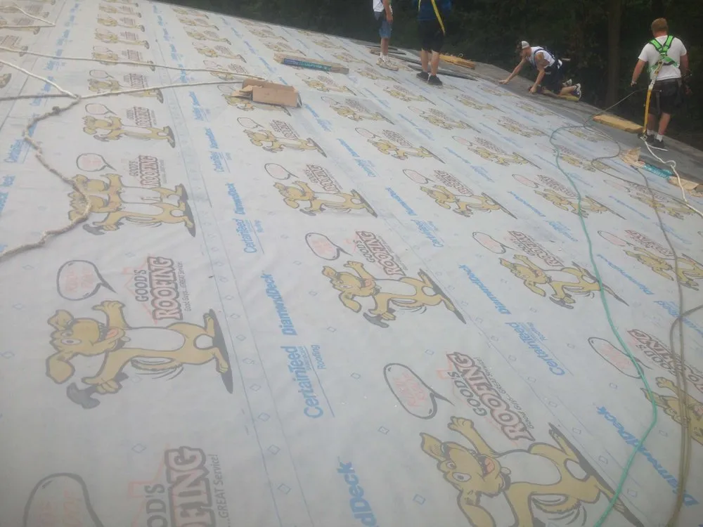 Slide of Good's Roofing