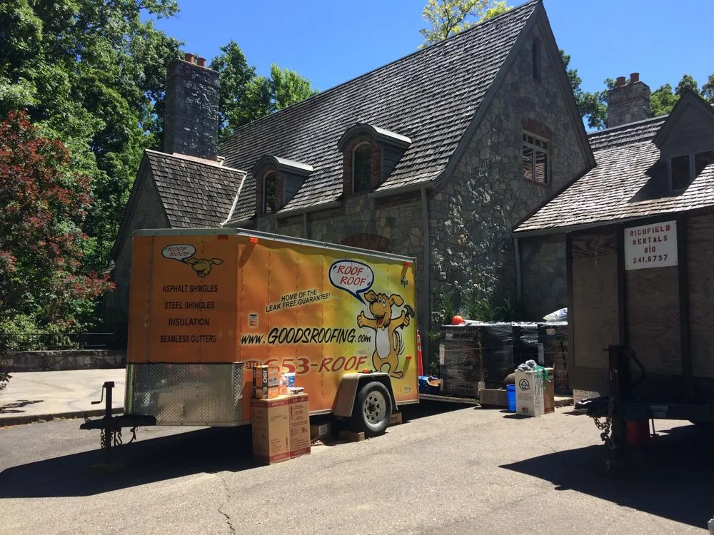 Slide of Good's Roofing