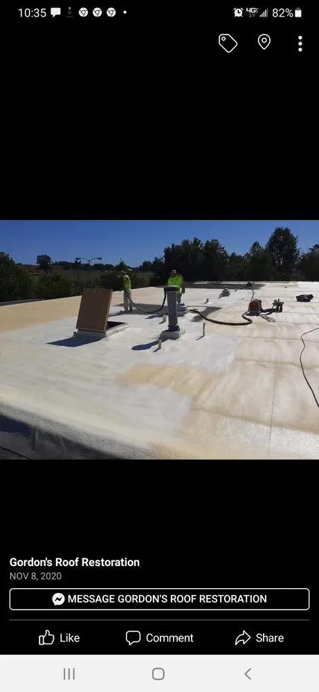 Slide of Gordon's Roof Restoration