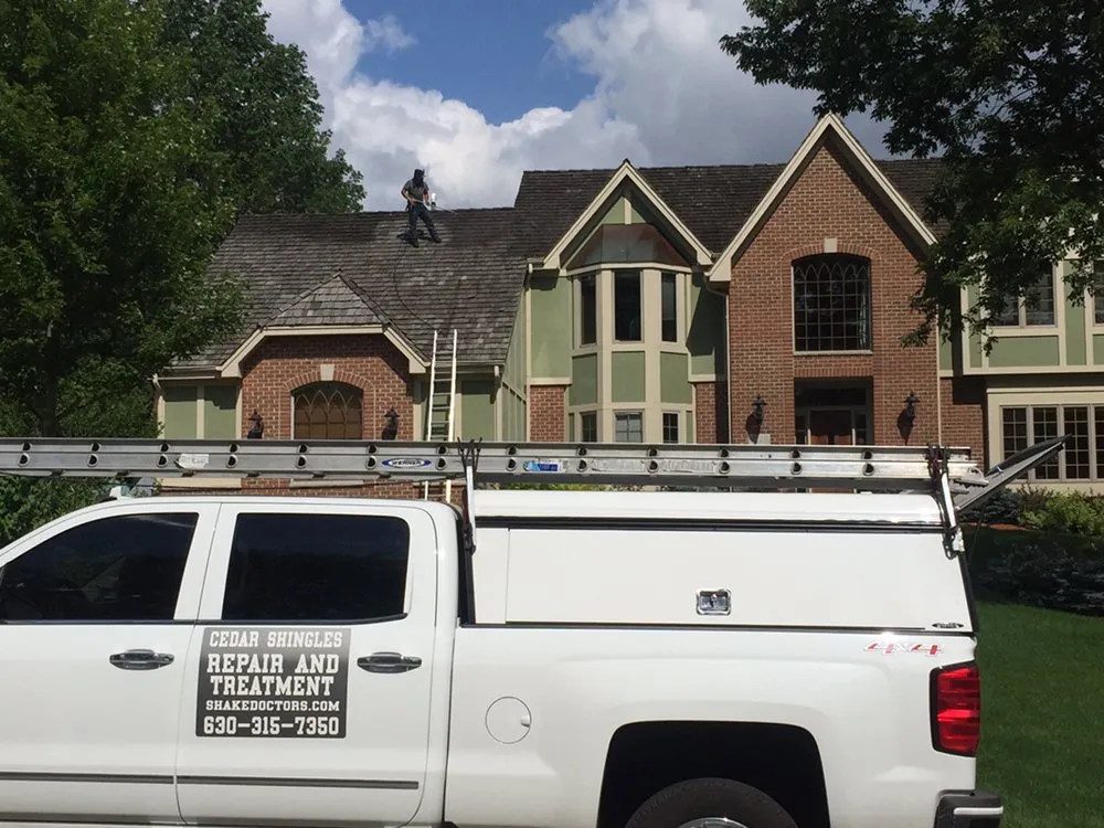 Slide of Gorman Cedar Roofing