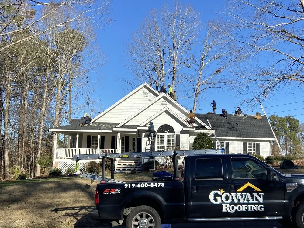 Slide of Gowan Roofing