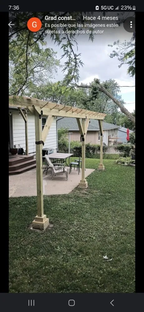 Slide of Grad Construction