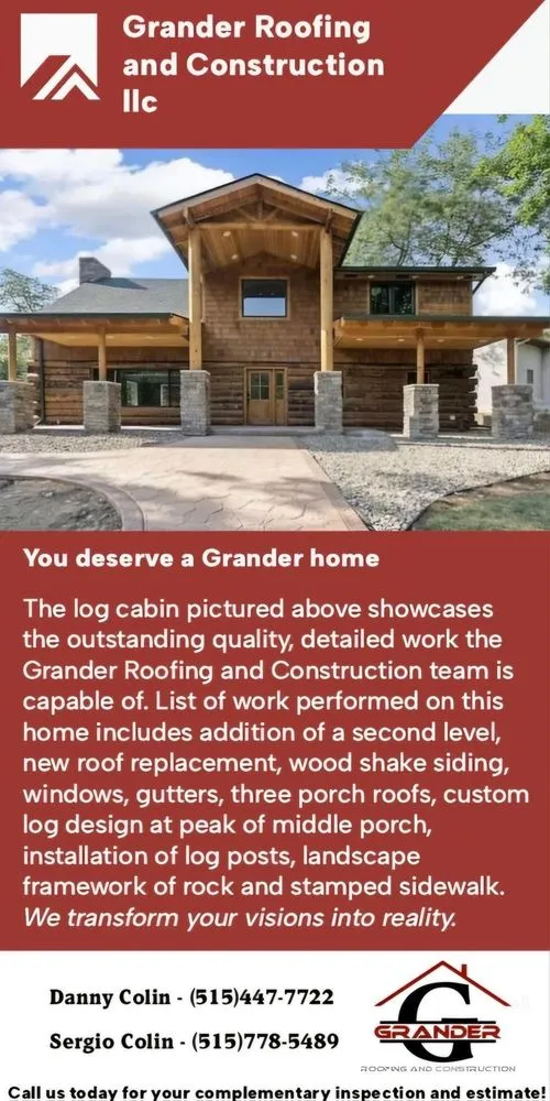 Slide of Grander Roofing and Construction