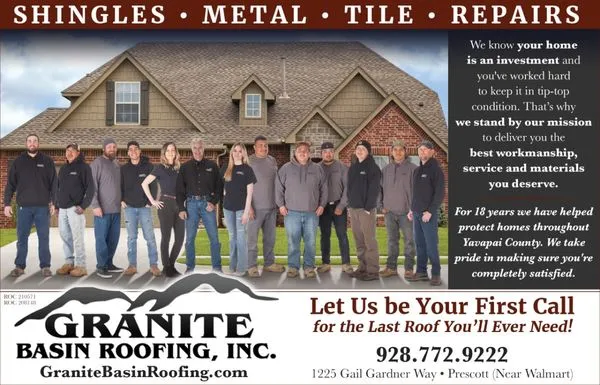 Granite Basin Roofing Logo