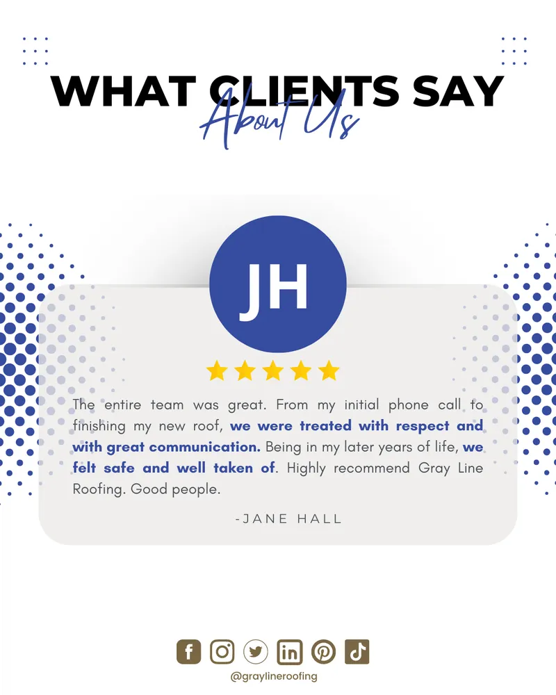 Slide of Gray Line Roofing