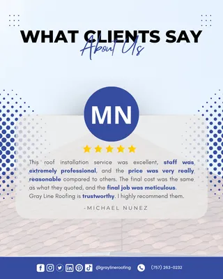 Gray Line Roofing Logo