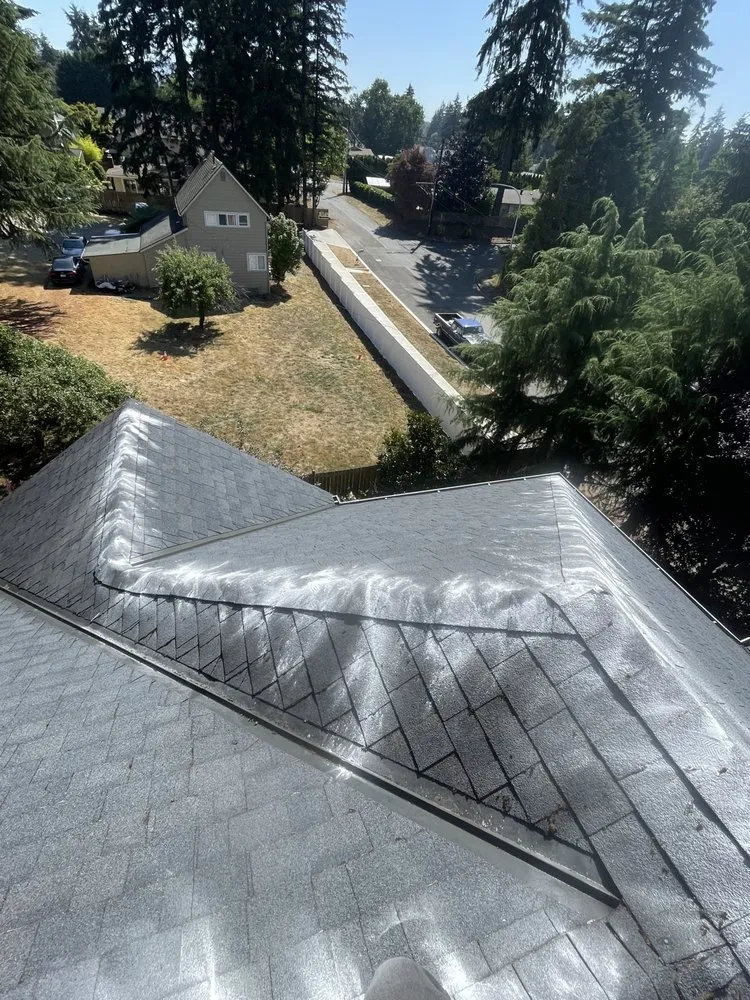 Slide of Gray Skies Roof Cleaning