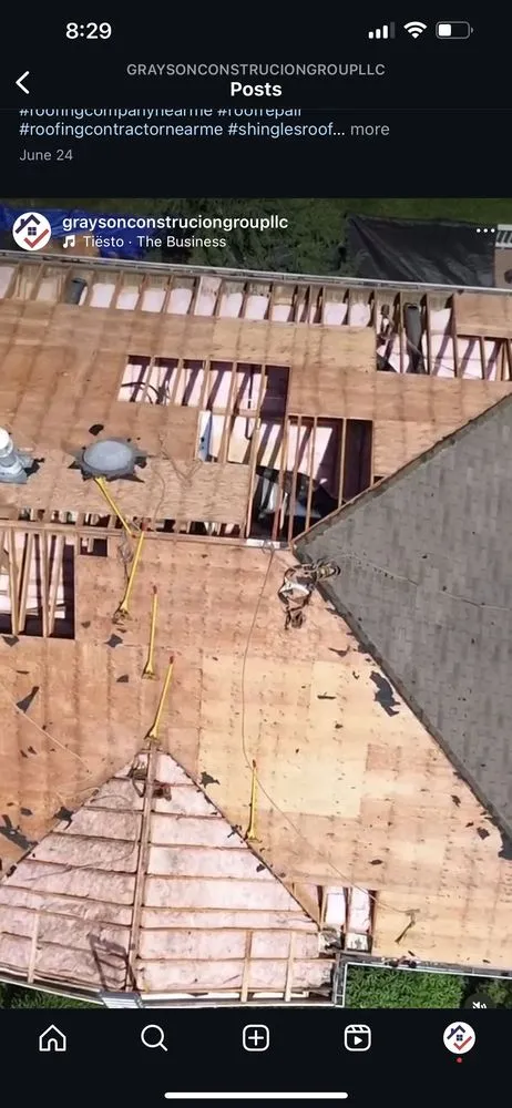 Slide of Grayson Roofing & Chimney