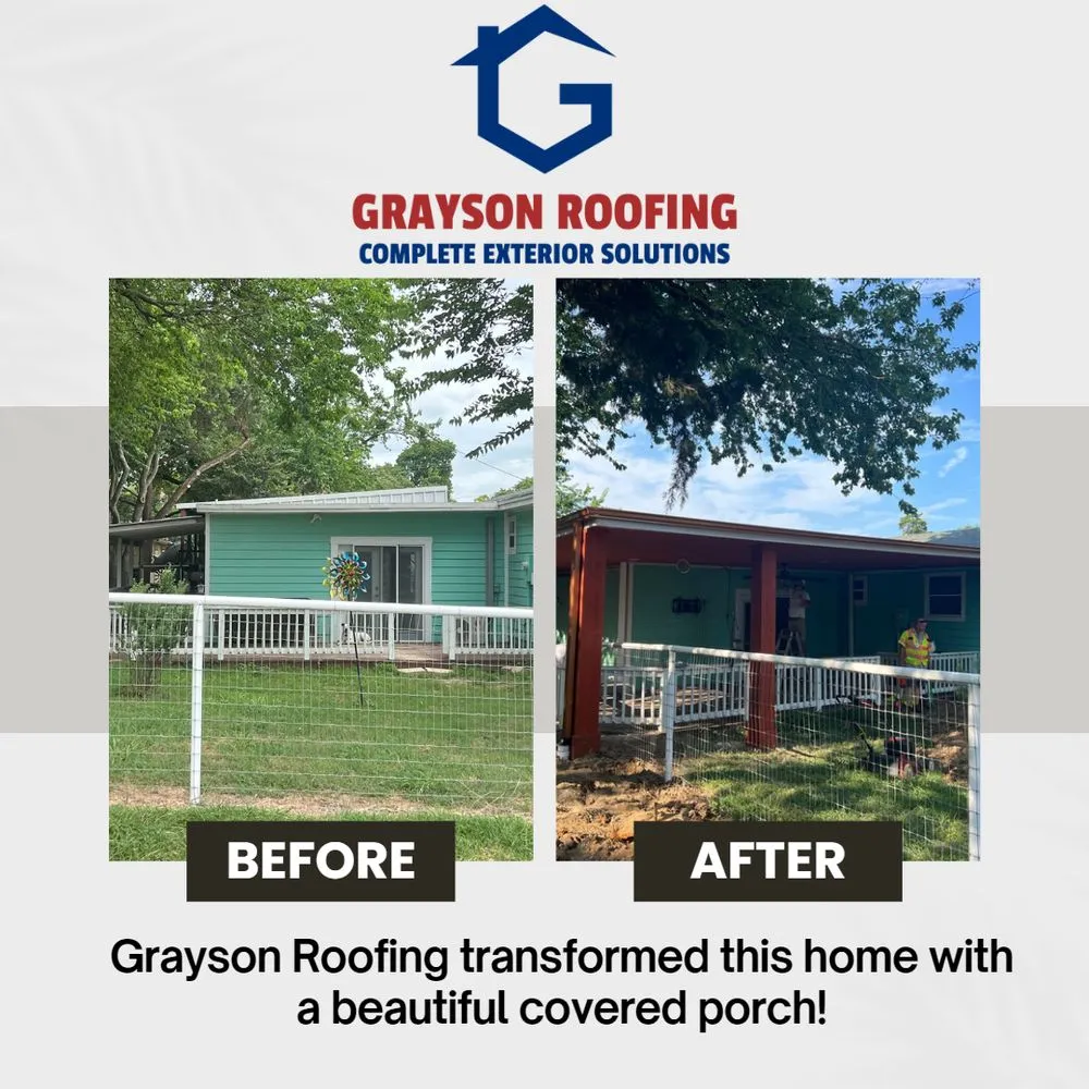 Slide of Grayson Roofing