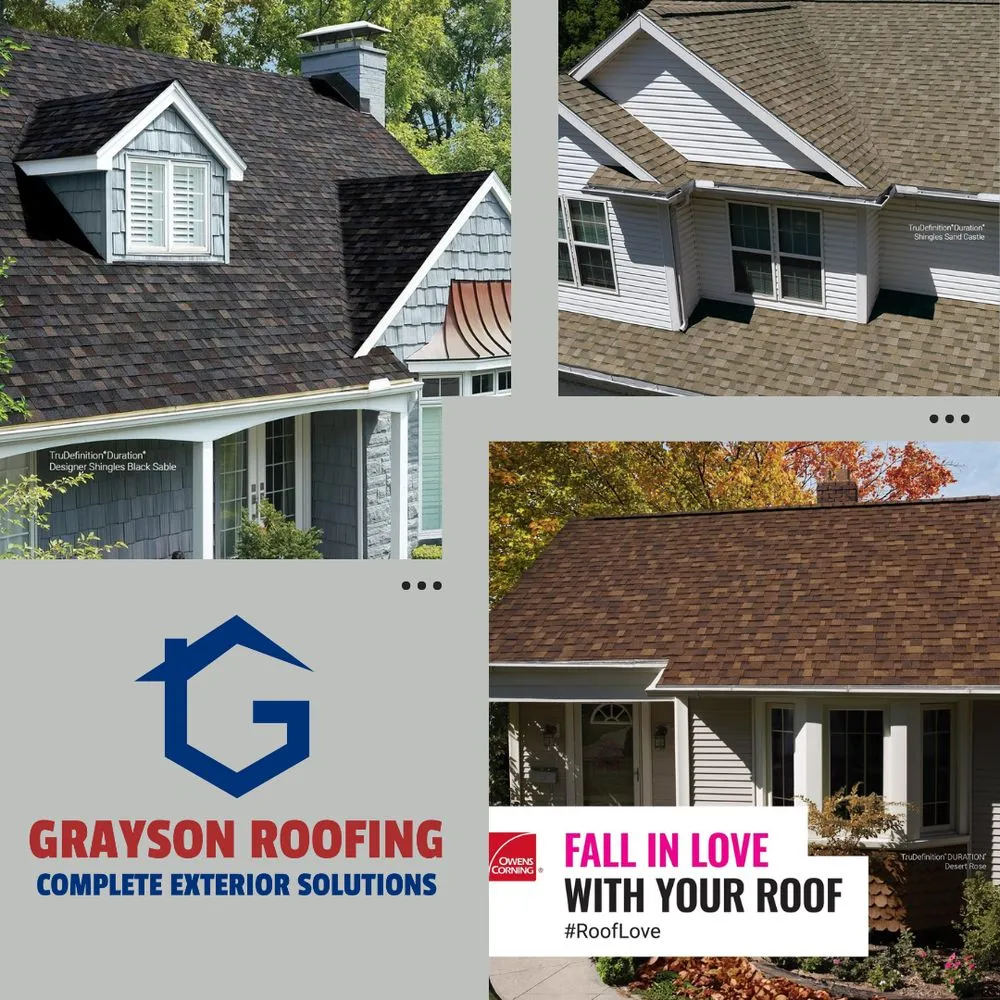 Slide of Grayson Roofing