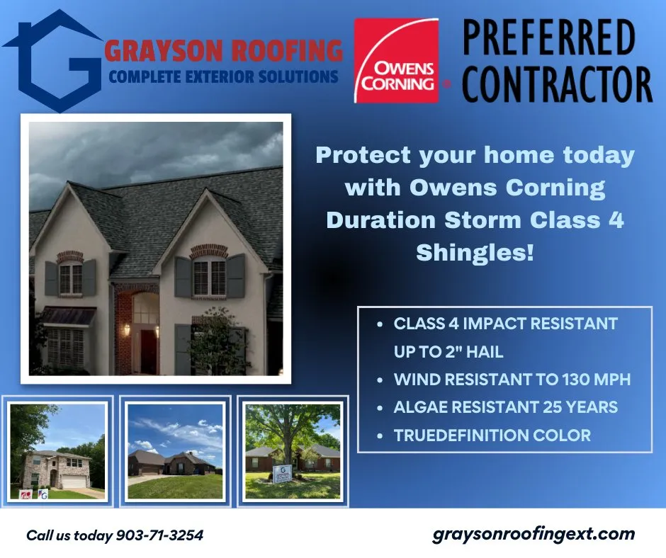 Slide of Grayson Roofing