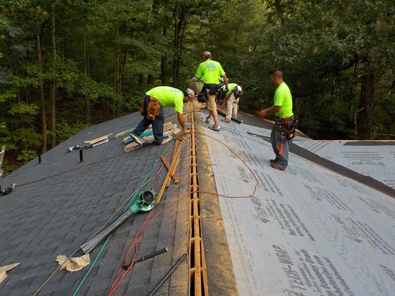 Slide of Greater Seattle roofing and construction