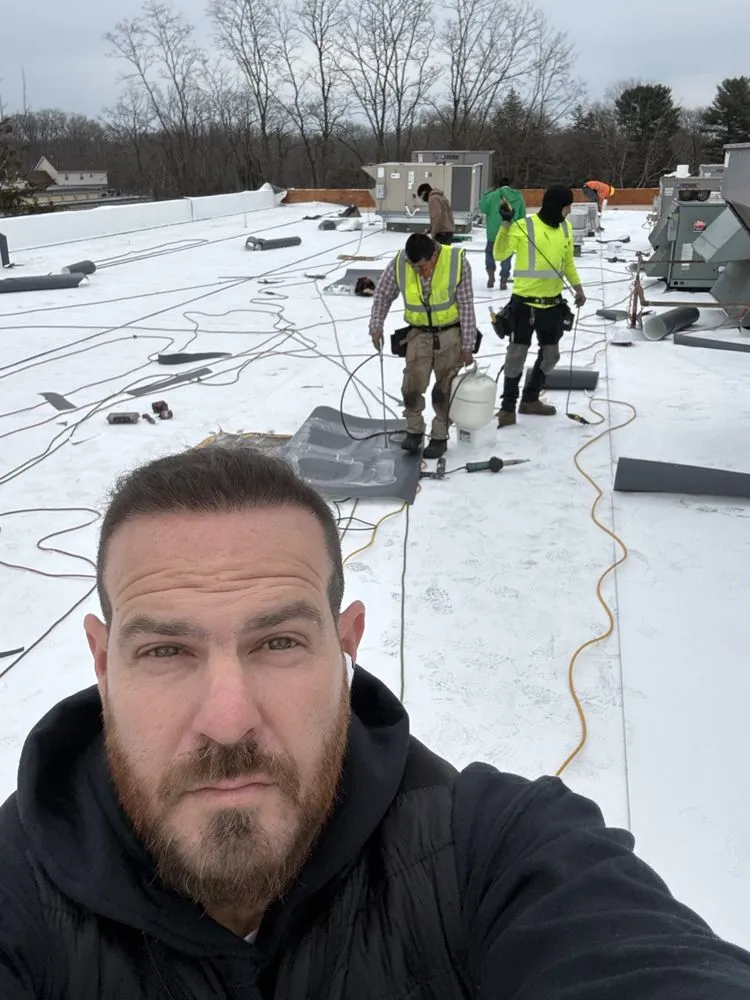 Emergency roof installation in Ocean Township, NJ by Green Apple Roofing
