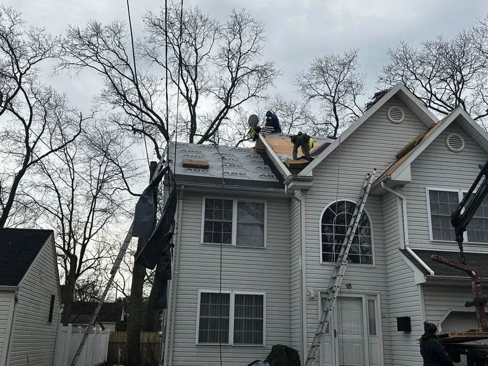 Top-rated storm damage roof repair in Ocean Township, NJ - Green Apple Roofing