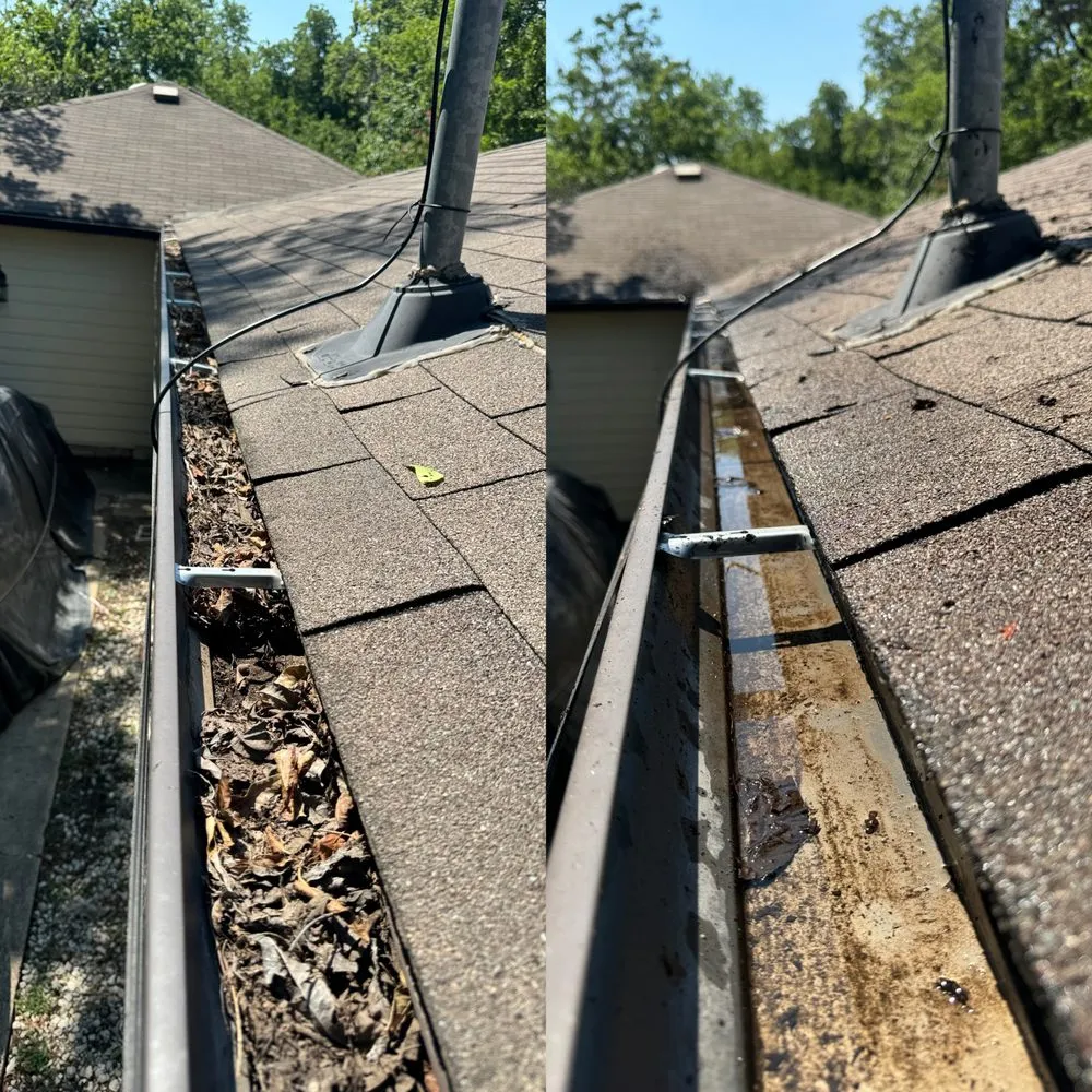 Slide of Green Blast Solutions pressure washing