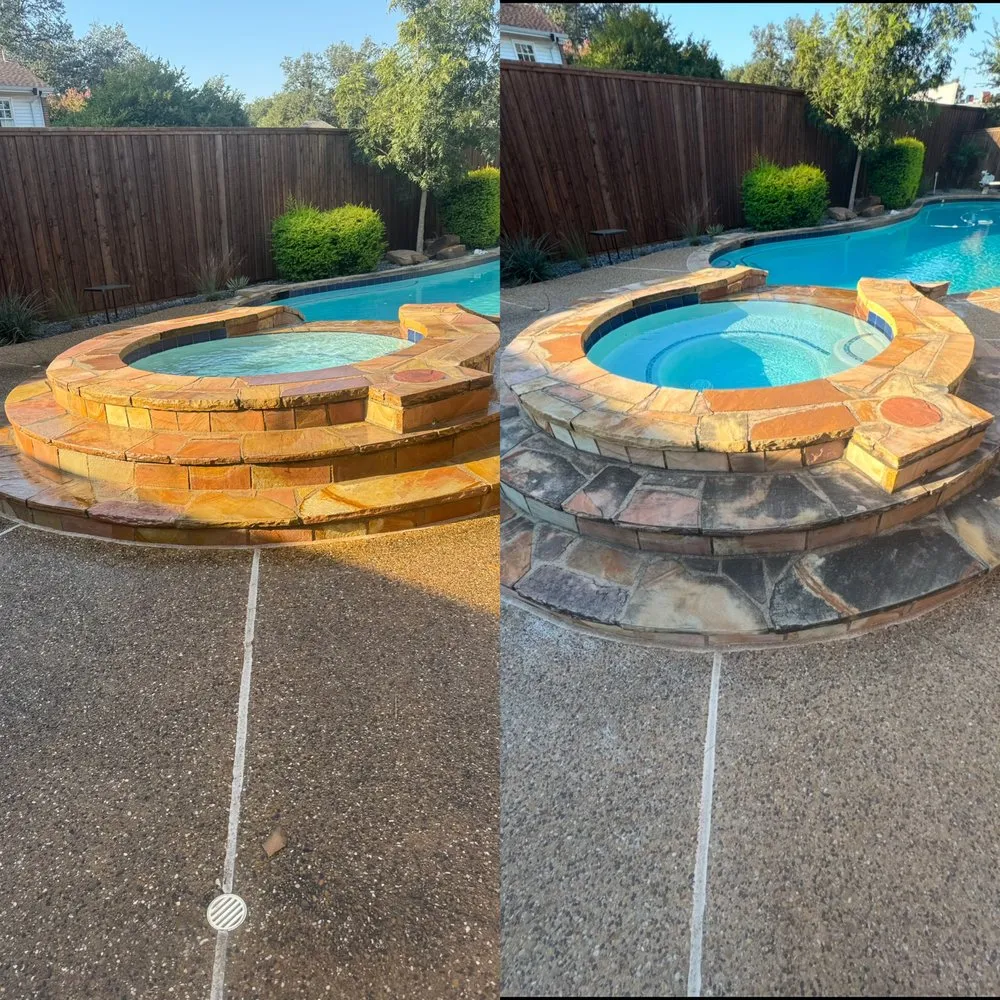 Slide of Green Blast Solutions pressure washing