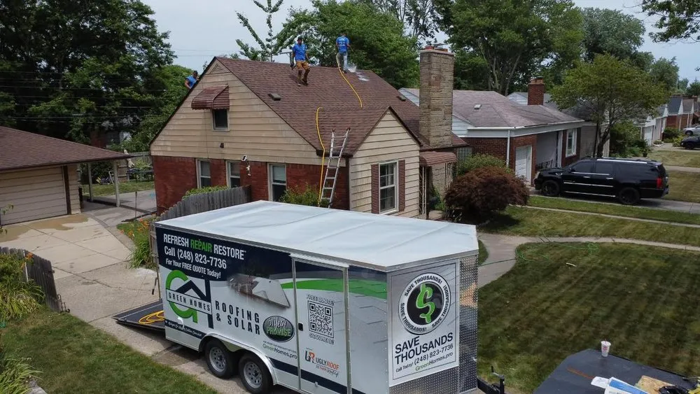 Slide of Green Homes Roofing & Solar