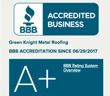 Slide of Green Knight Metal Roofing